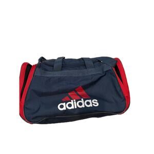 Adidas Defender Medium 20"x12"x10" Blue Red Duffel Bag